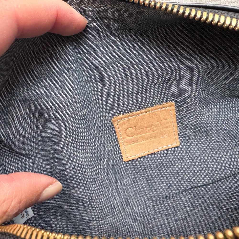 Clare V. Black Croco Fanny / Belt Bag - Picture 4 of 5